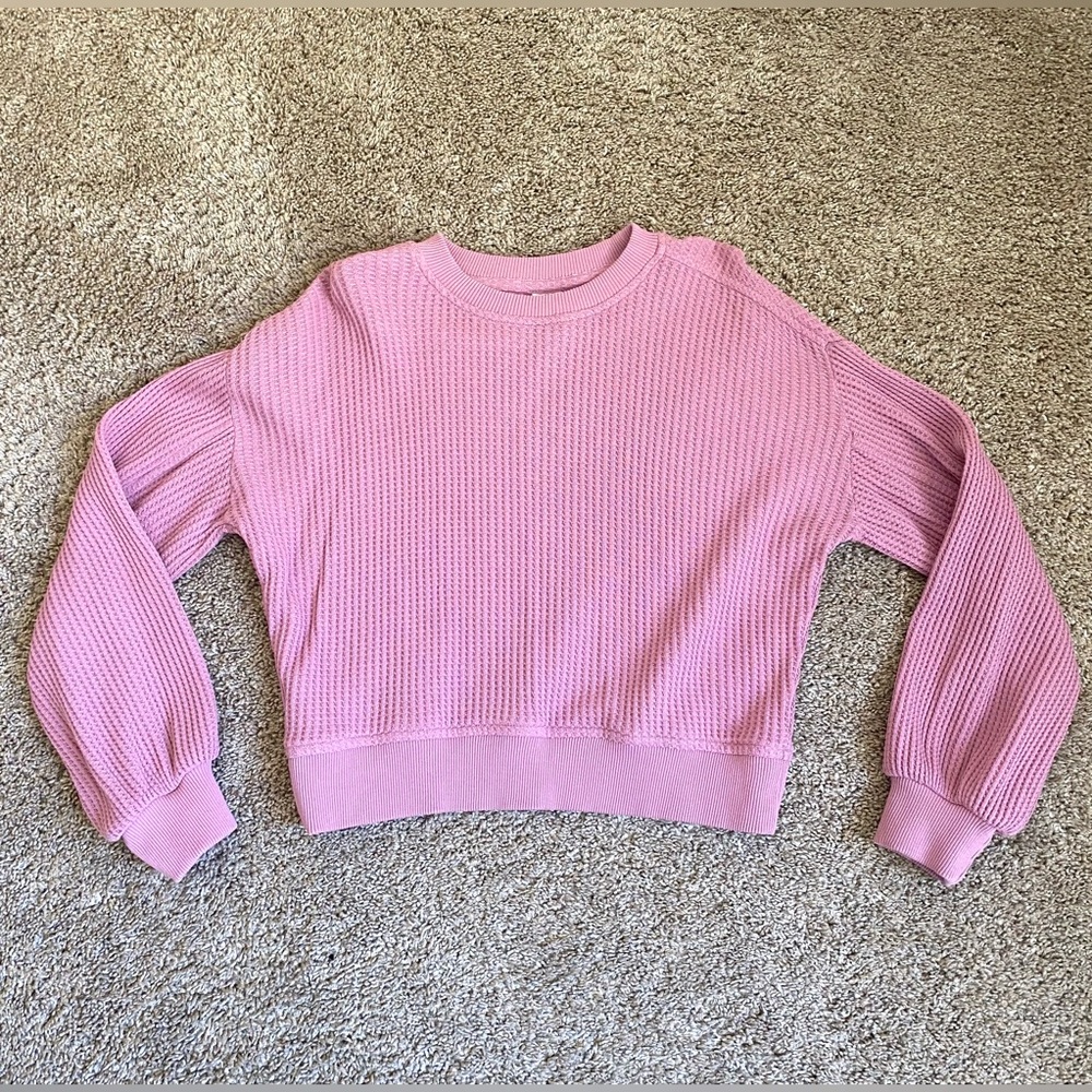 T&B Girls Pink Top - Size Medium (8-10)